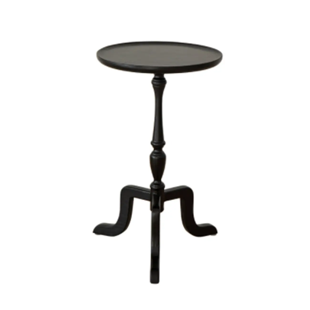  Orbicular Tray Top Wooden Side Table Image - 5 | homeyfad