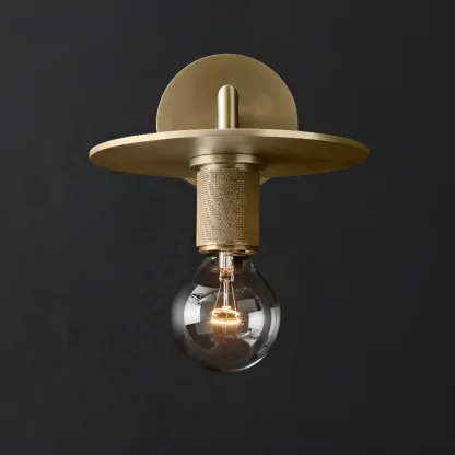 Versatile Bathroom Mini Vanity Light with Clear Glass Shade Image - 7