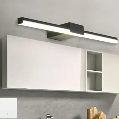 Modern Simple Linear Vanity Wall Lights with Acrylic Shade Image - 4