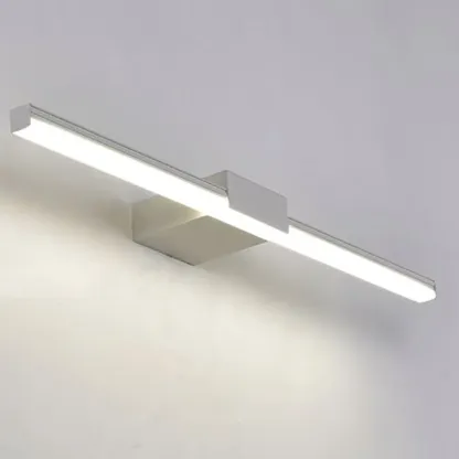 Modern Simple Linear Vanity Wall Lights with Acrylic Shade Image - 6