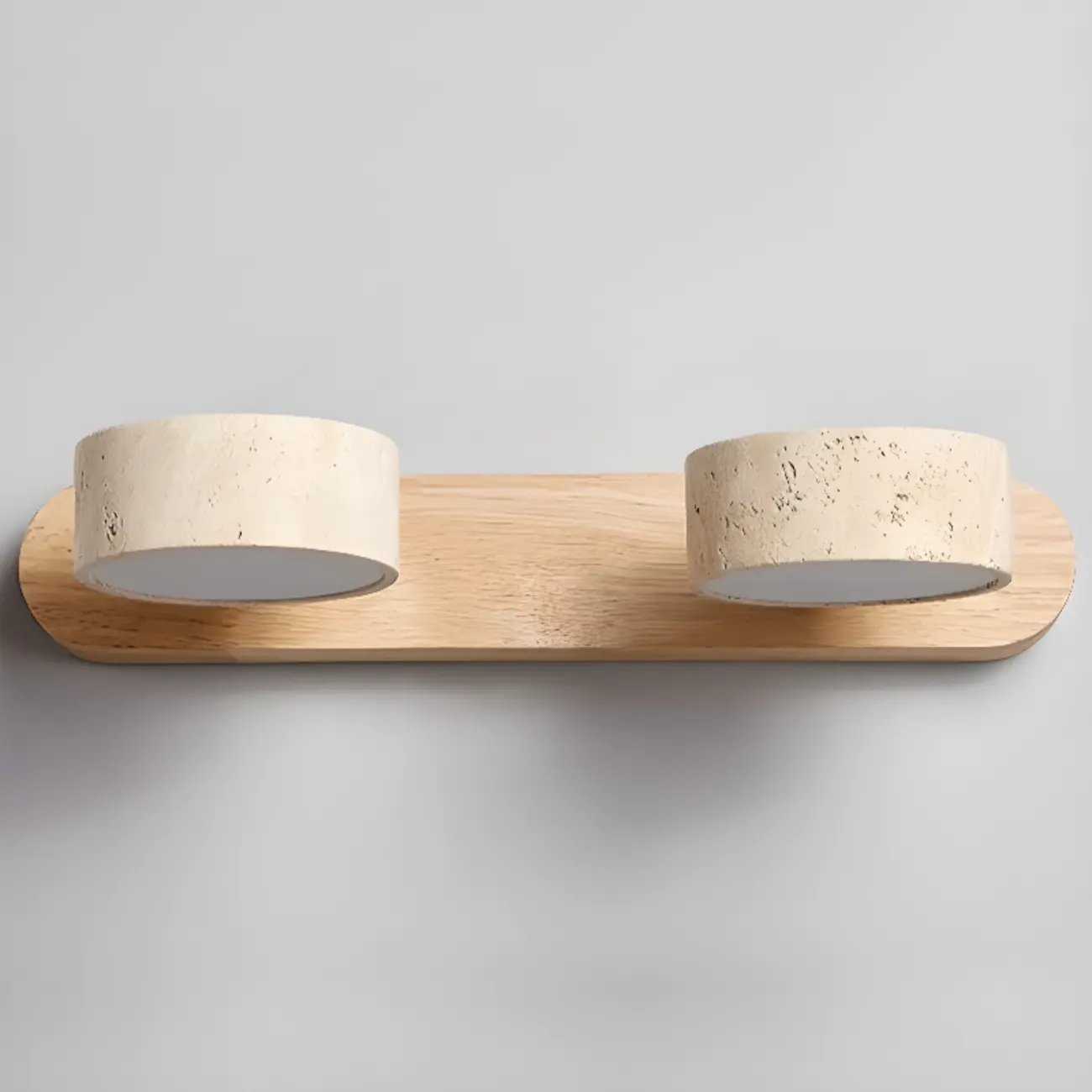 Simplistic Geometric Vanity Wall Light with Beige LampShade  Image - 12 | homeyfad