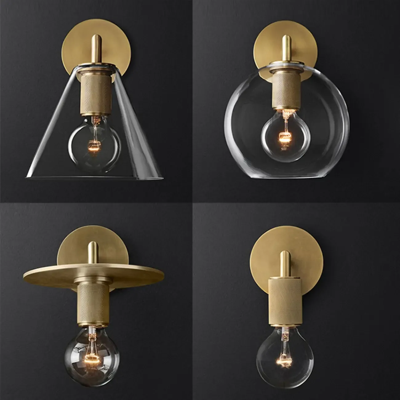 Versatile Bathroom Mini Vanity Light with Clear Glass Shade Image - 13