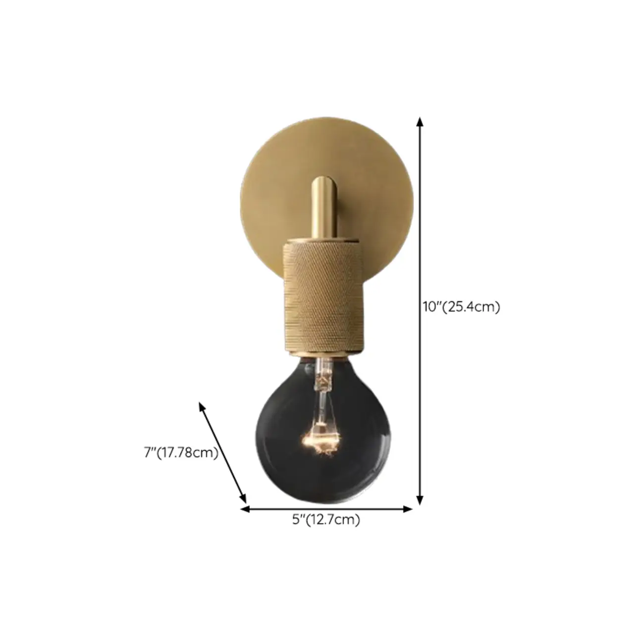 Versatile Bathroom Mini Vanity Light with Clear Glass Shade Image - 20 | homeyfad