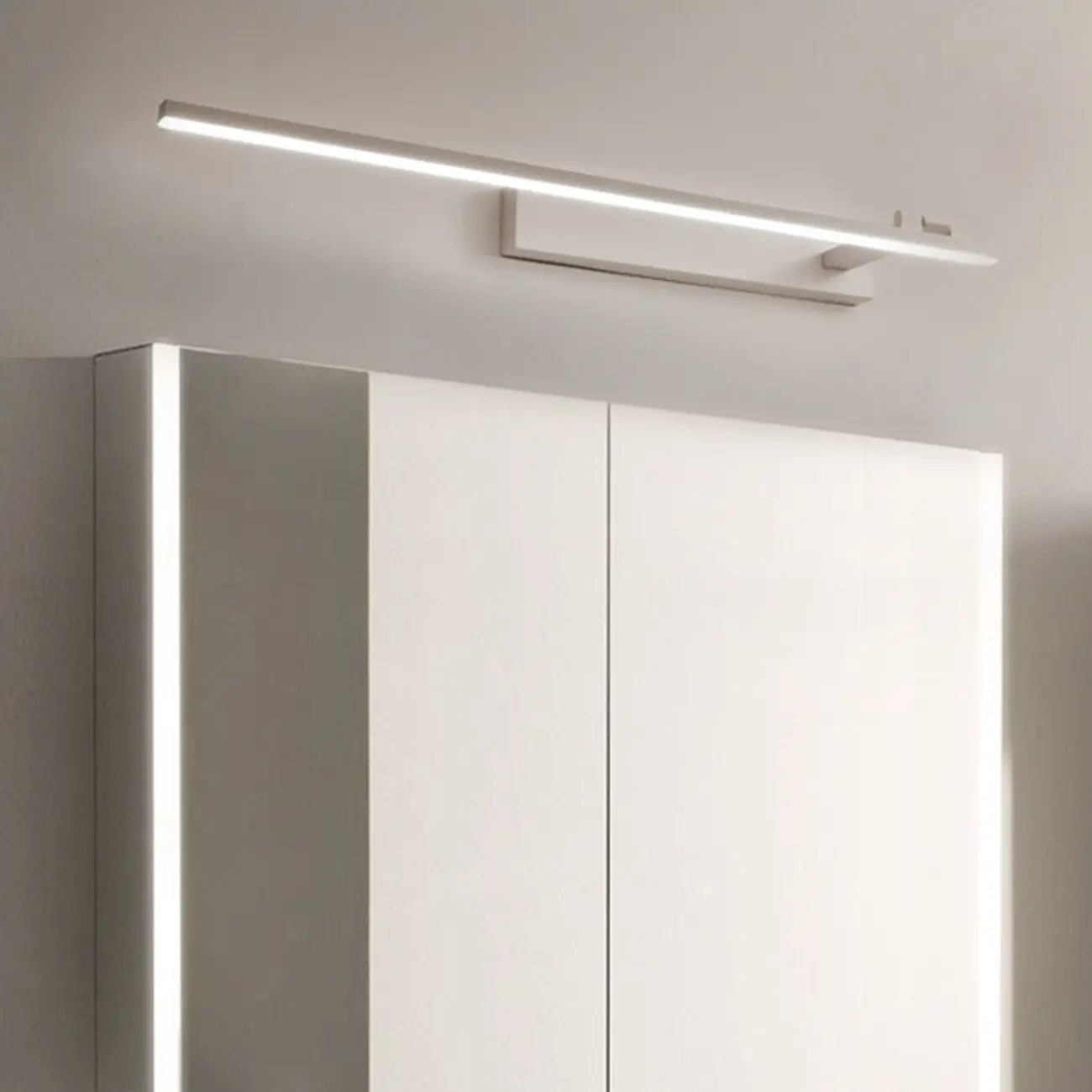 Simplistic Linear Strip Vanity Lights for Bathroom Image - 6 | homeyfad