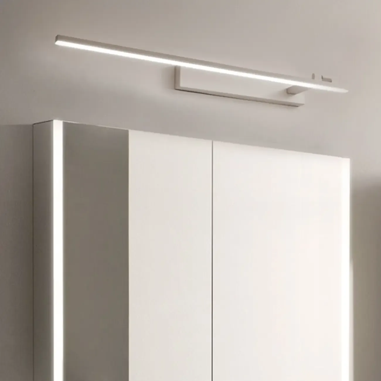 Simplistic Linear Strip Vanity Lights for Bathroom Image - 6