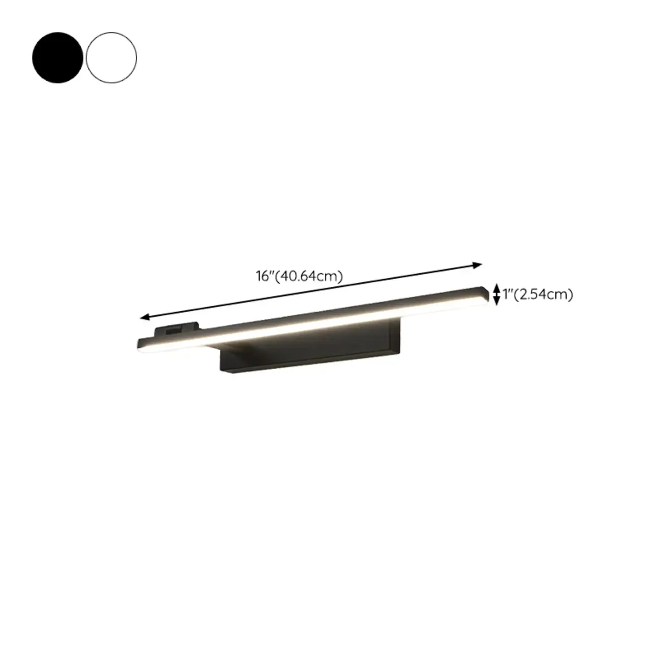 Simplistic Linear Strip Vanity Lights for Bathroom #size