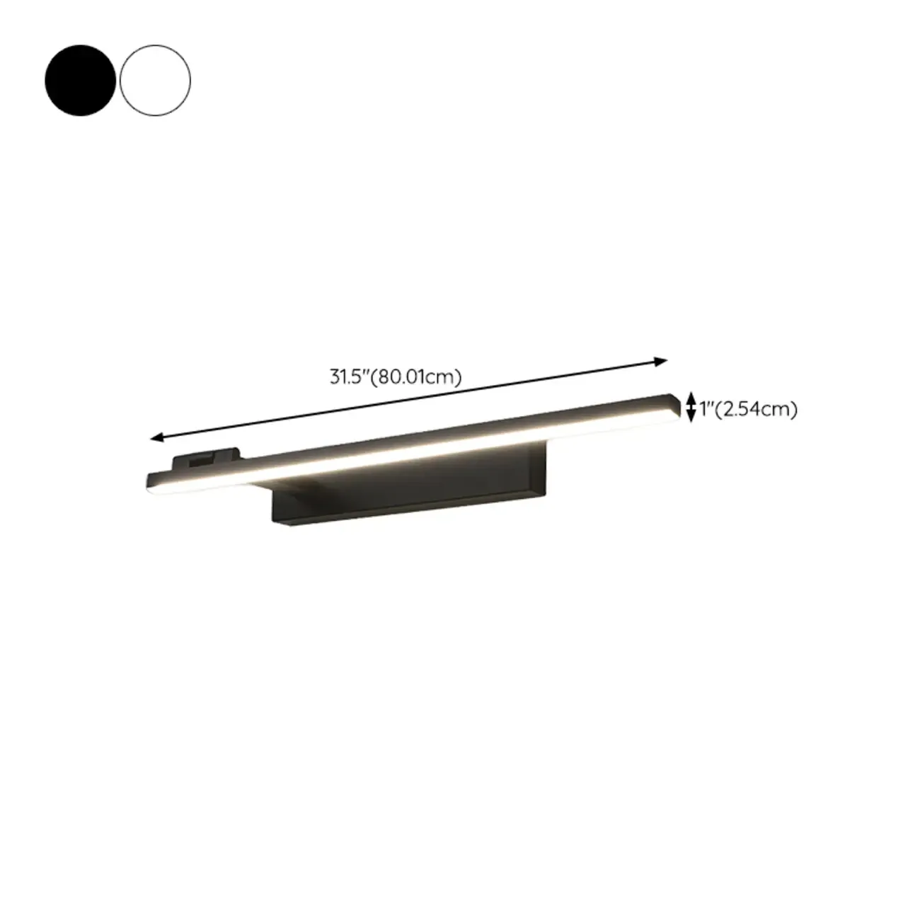 Simplistic Linear Strip Vanity Lights for Bathroom Image - 17
