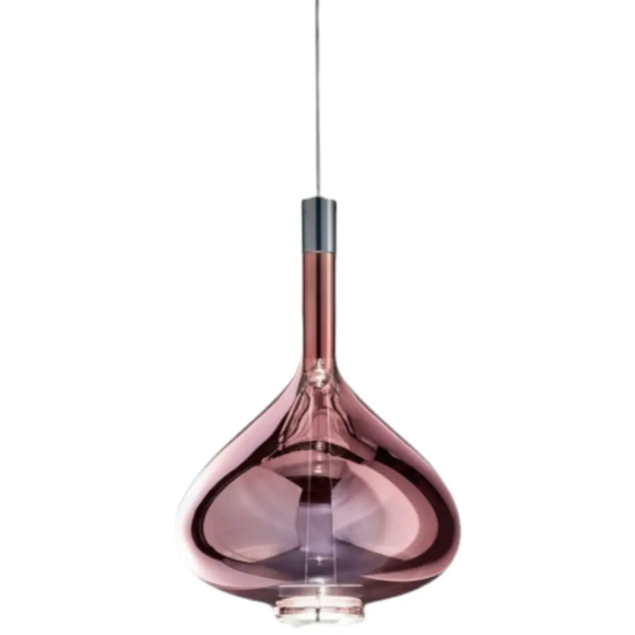 Modern Smoky Glass Sky Fall Pendant Lamp for Living Room Image - 5 | homeyfad
