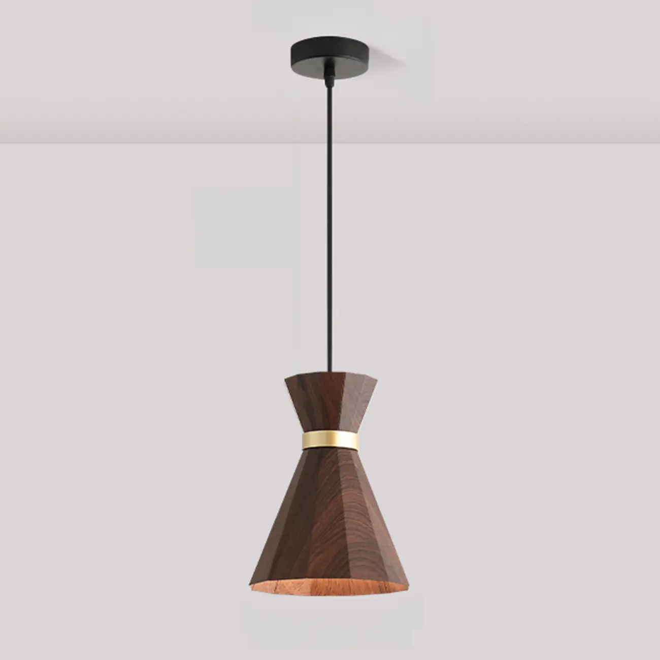Minimalist Mini Wood Globe Pendant Light for Bedside Image - 6 | homeyfad