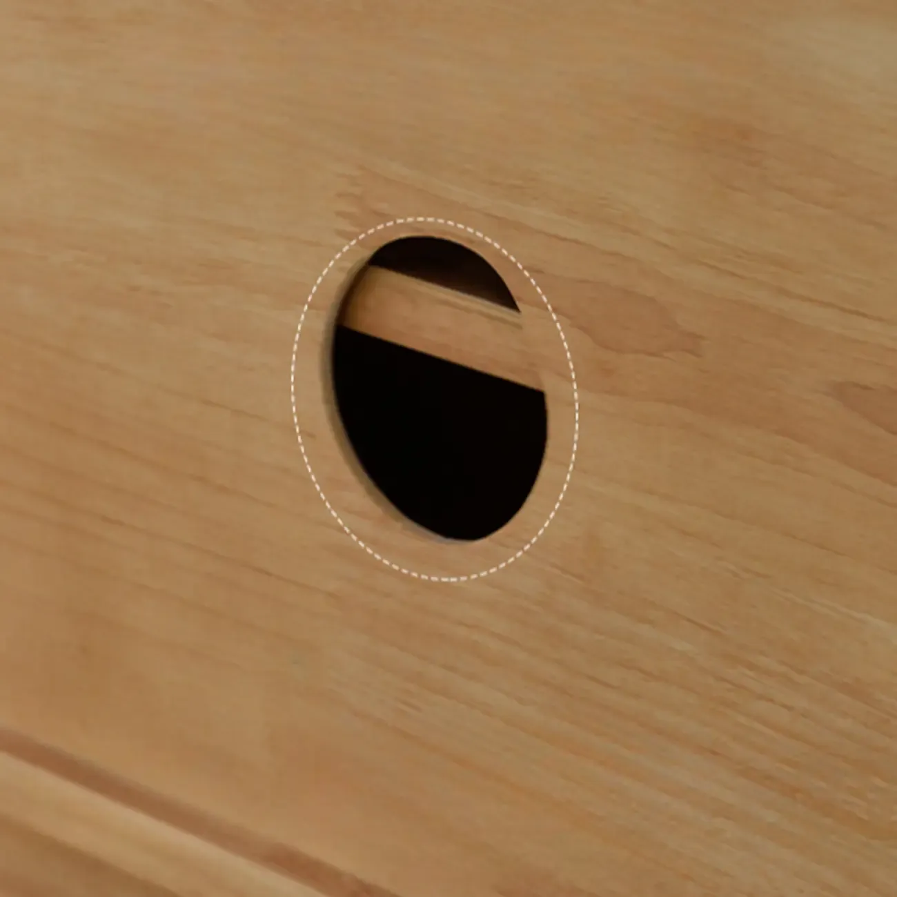 71" Rectangle Cherry Wood TV Stand with Cabinet & Drawers Image - 11