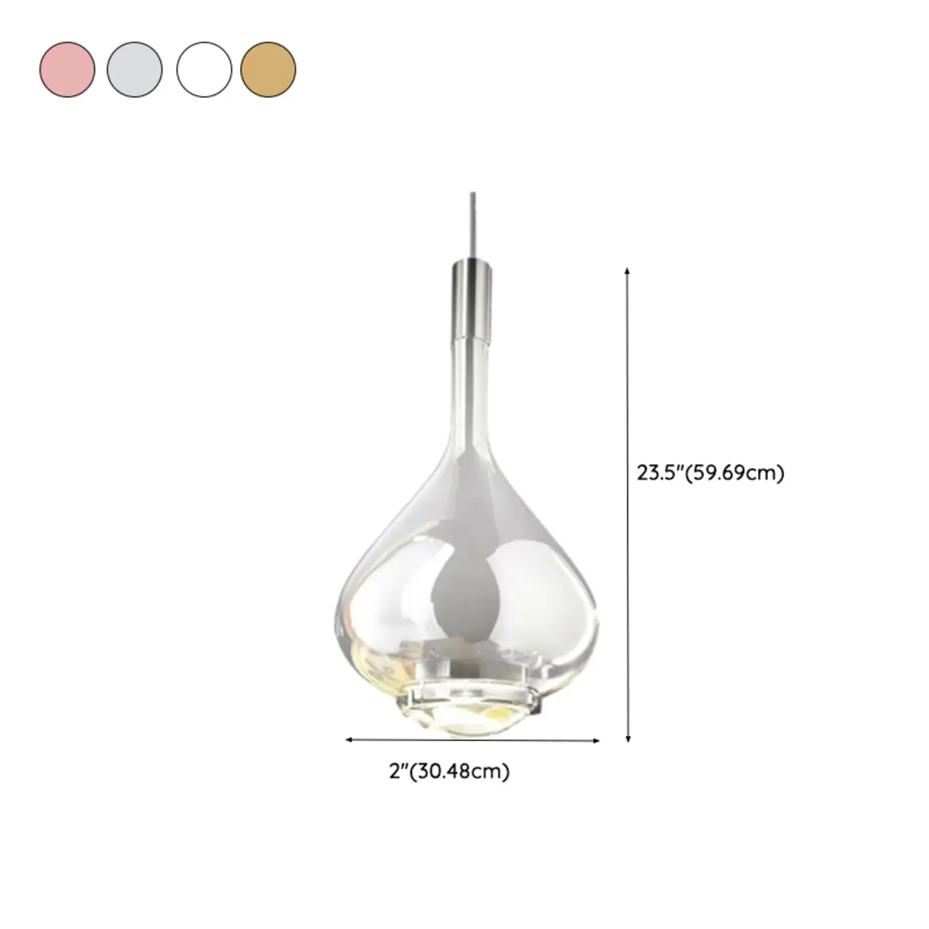 Modern Smoky Glass Sky Fall Pendant Lamp for Living Room #size | homeyfad