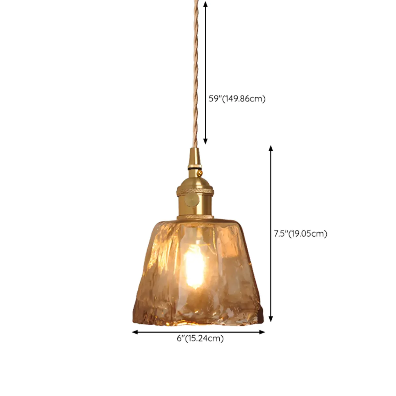 Vintage Green Stained Glass Pendant Light for Living Room #size | homeyfad