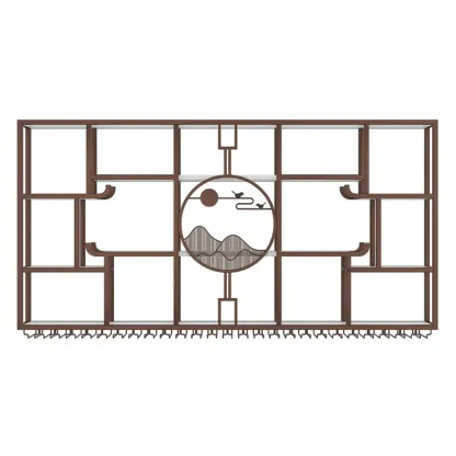 Wall-Mounted Metal Wine Rack with Glass Holder Image - 5
