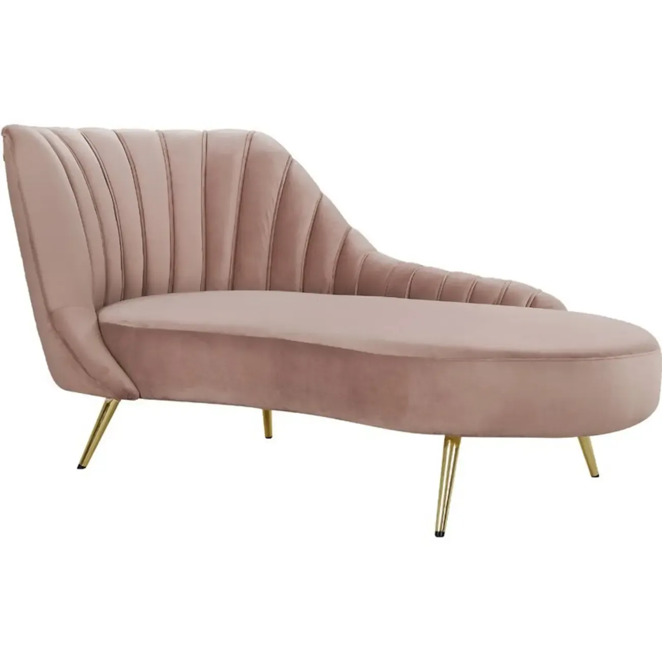 Contemporary Upholstered Reclining Chaise Lounge for Living Room Image - 6