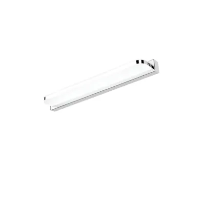 Modern Geometric Vanity Light with White Shade for Bathroom Image - 7