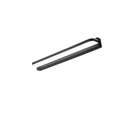 Modern Geometric Vanity Light with White Shade for Bathroom Image - 9