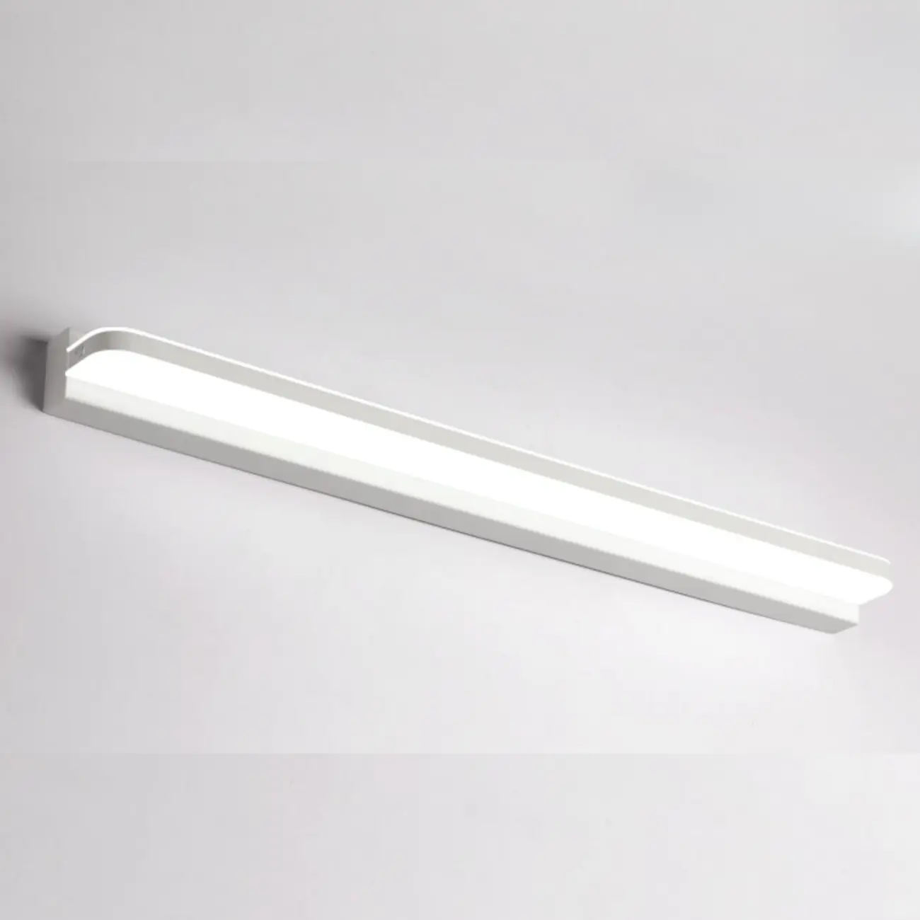 Modern Geometric Vanity Light with White Shade for Bathroom Image - 13 | homeyfad