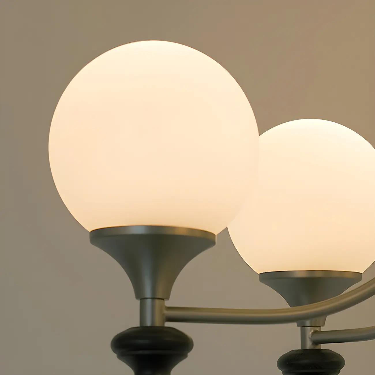 Modern Glass Chandeliers Black Metal Elegant Lighting Image - 11 | homeyfad