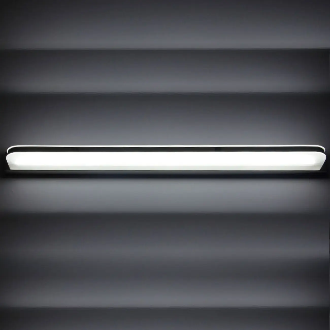 Modern Geometric Vanity Light with White Shade for Bathroom Image - 14 | homeyfad