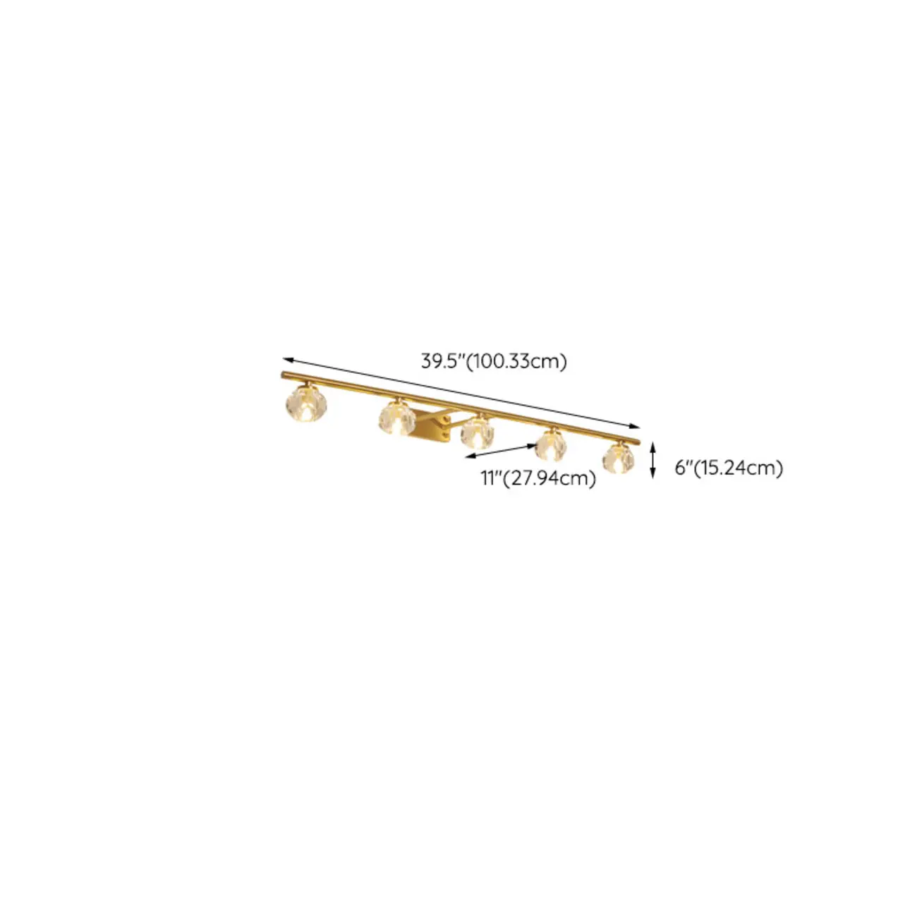 Elegant Vanity Lights Over Mirror with Crystal Lampshade  Image - 17 | homeyfad