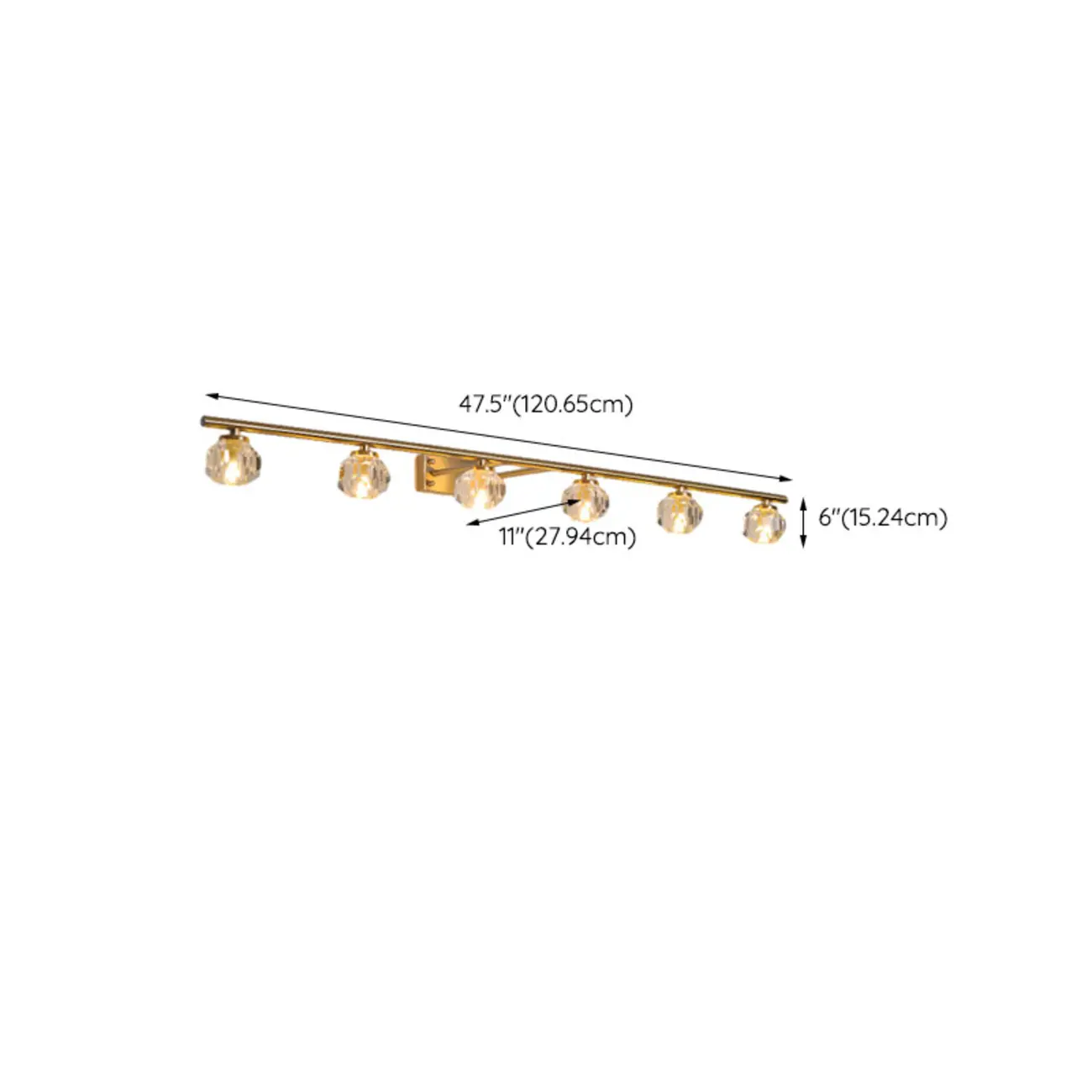 Elegant Vanity Lights Over Mirror with Crystal Lampshade  Image - 18 | homeyfad