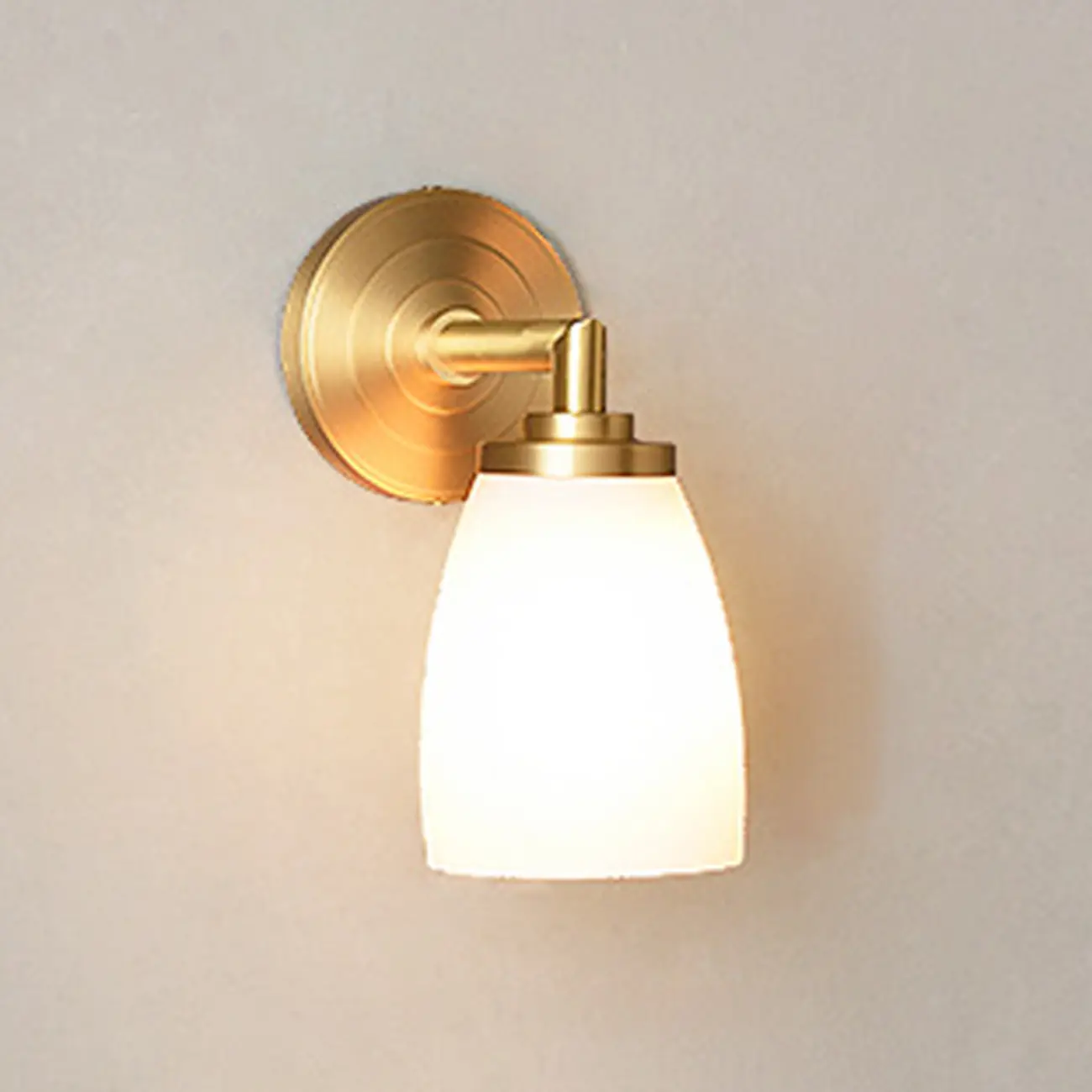 Opal Glass Modern Wall-mounted Vanity Light for Bathroom Image - 6 | homeyfad