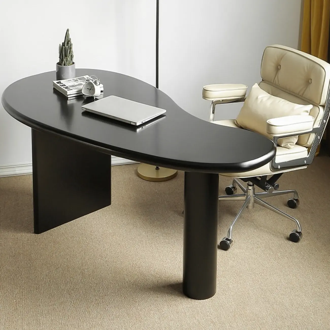 Curved Computer Office Desk