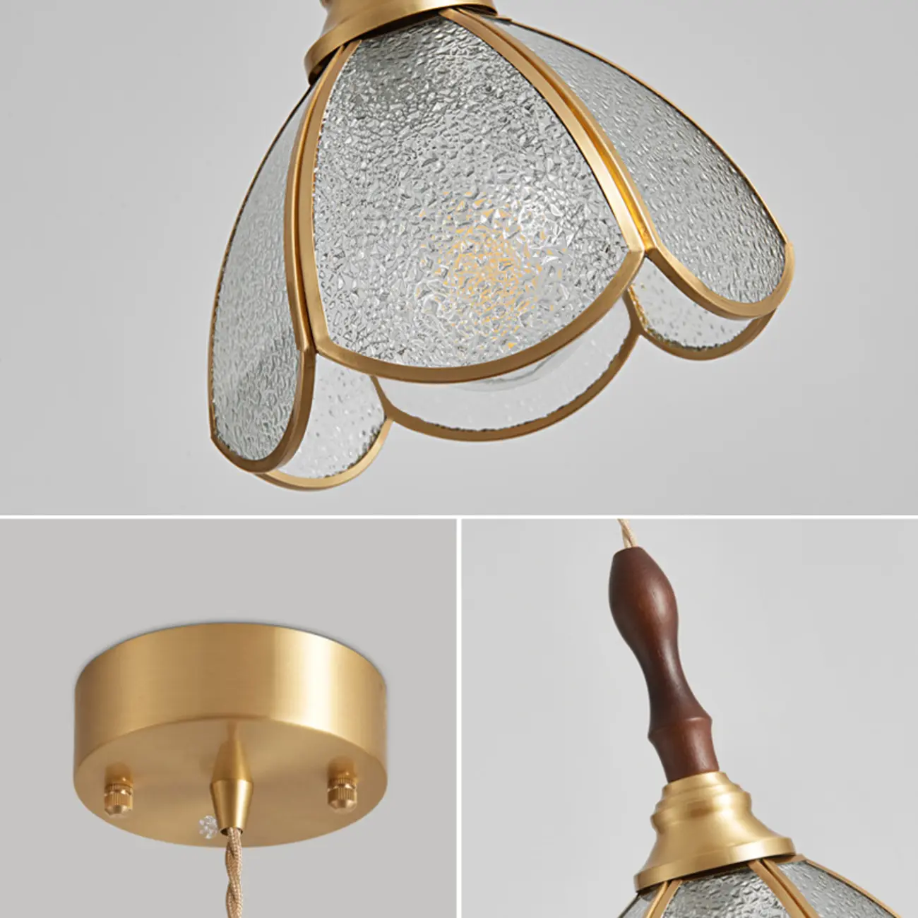 Retro Stained Glass Floral Pendant Lamp for Elegant Home Decor Image - 13 | homeyfad