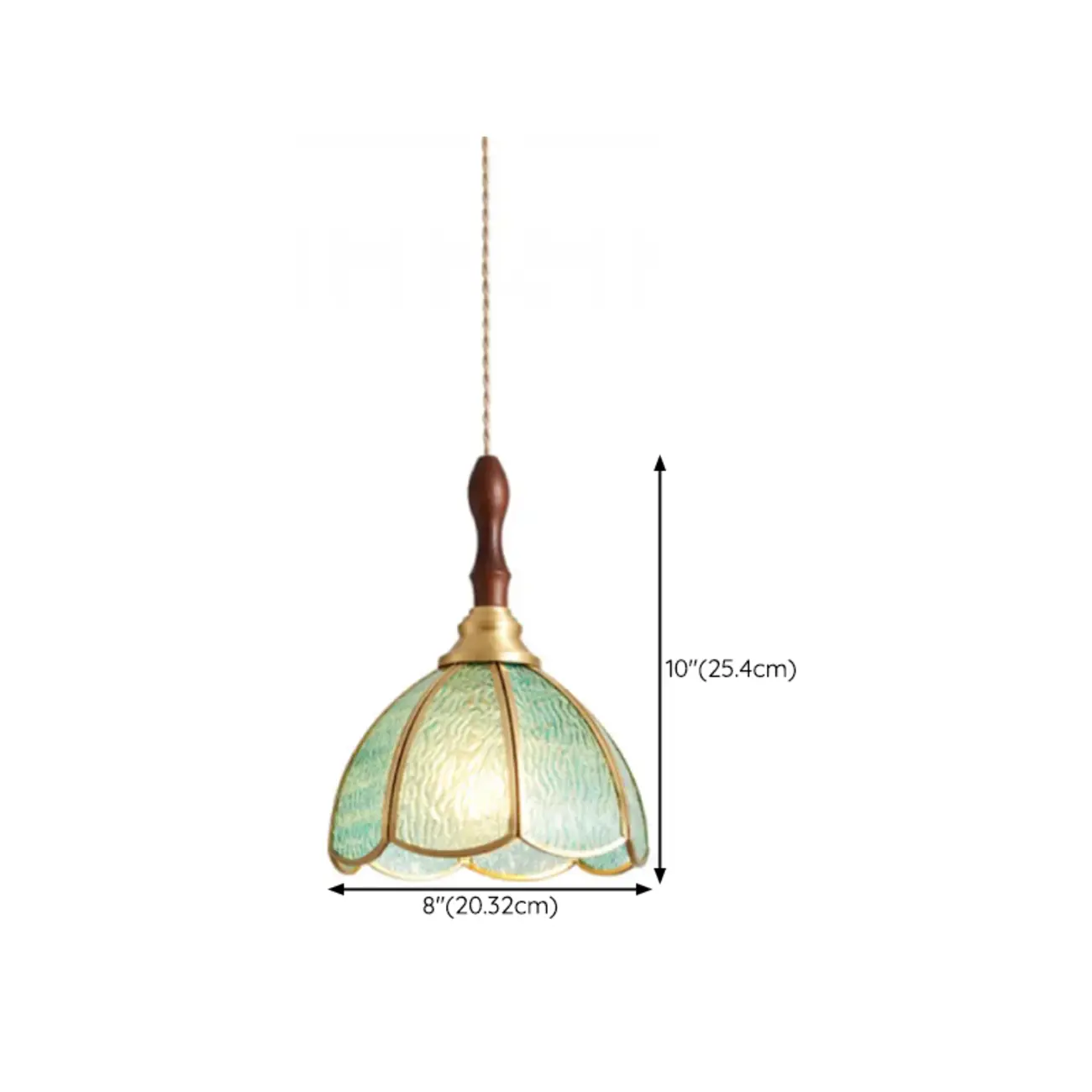 Retro Stained Glass Floral Pendant Lamp for Elegant Home Decor Image - 17 | homeyfad