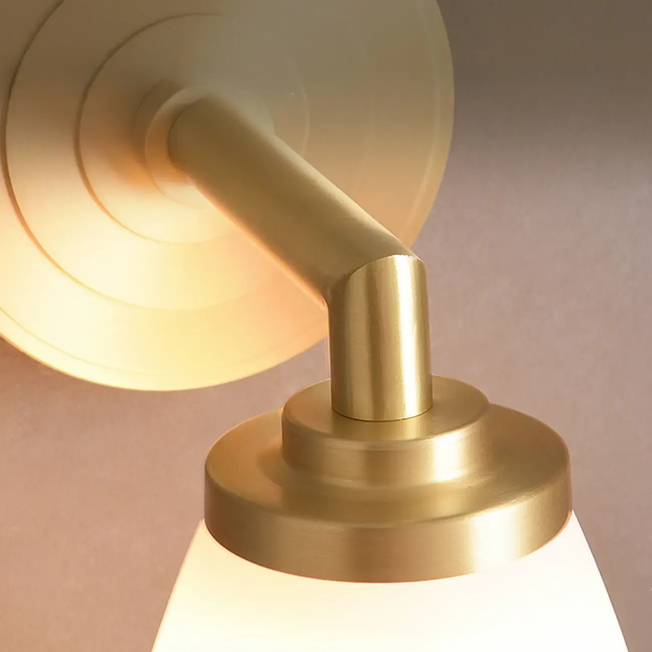 Opal Glass Modern Wall-mounted Vanity Light for Bathroom Image - 14