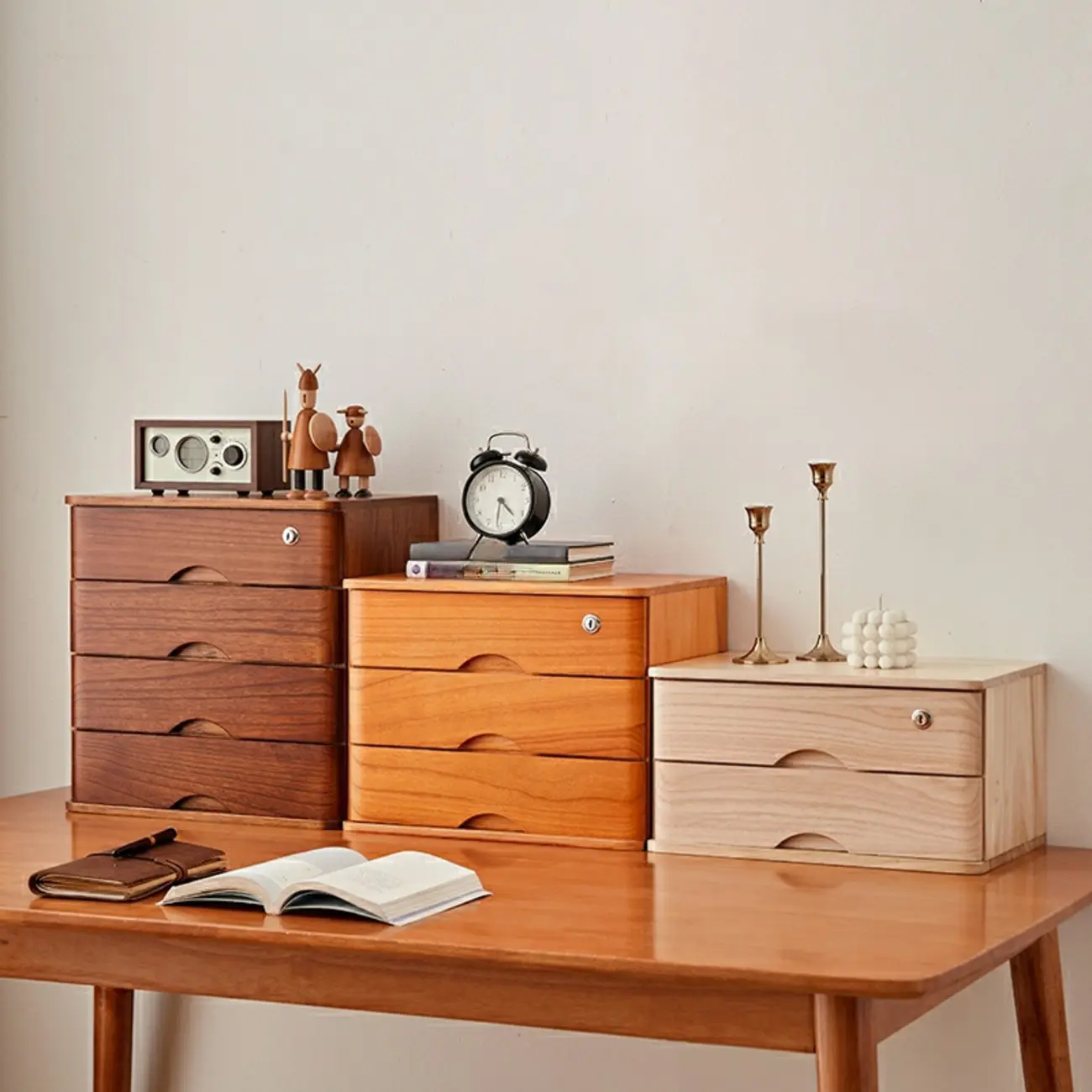 Modern Lateral/ Vertical Solid Wood Filing Cabinet Image - 1 | homeyfad