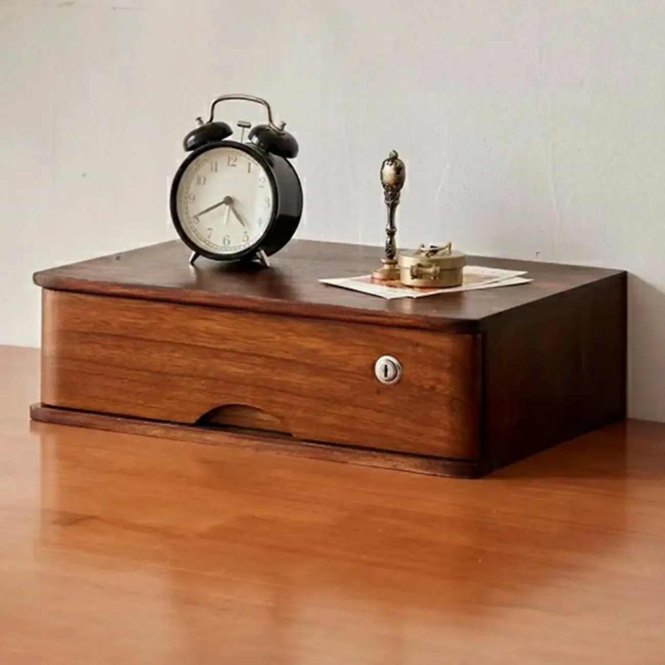 Modern Lateral/ Vertical Solid Wood Filing Cabinet Image - 3