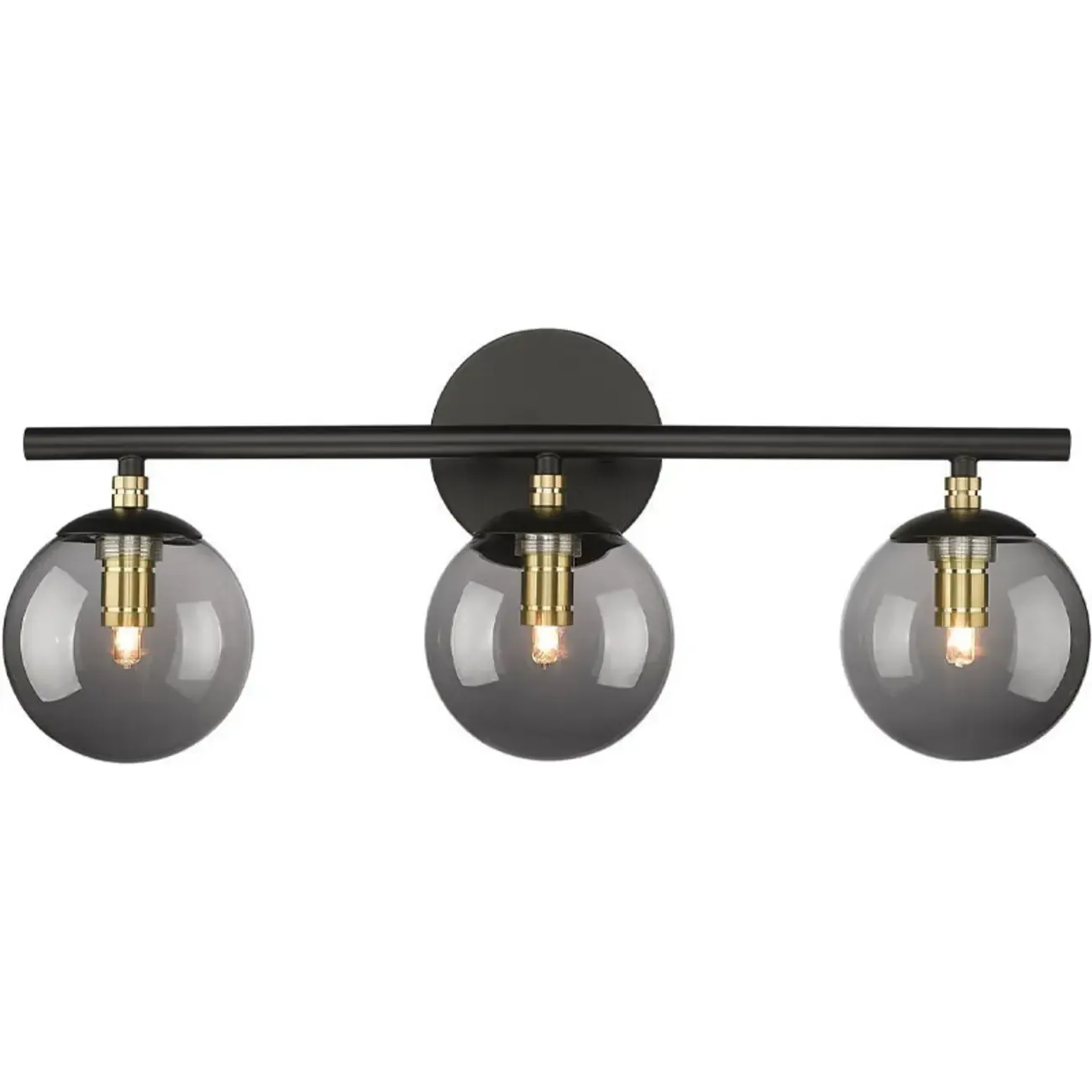 Spherical Wall-Mounted Vanity Lights with Glass Shade Image - 7