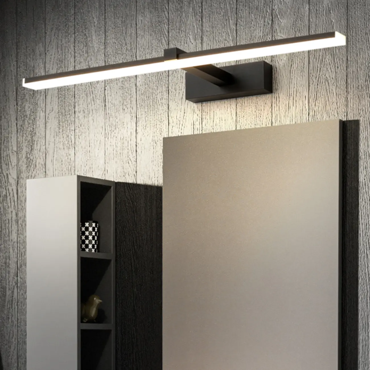 Stylish Modern Vanity Light with Integrated LED for Bathroom Image - 1 | homeyfad
