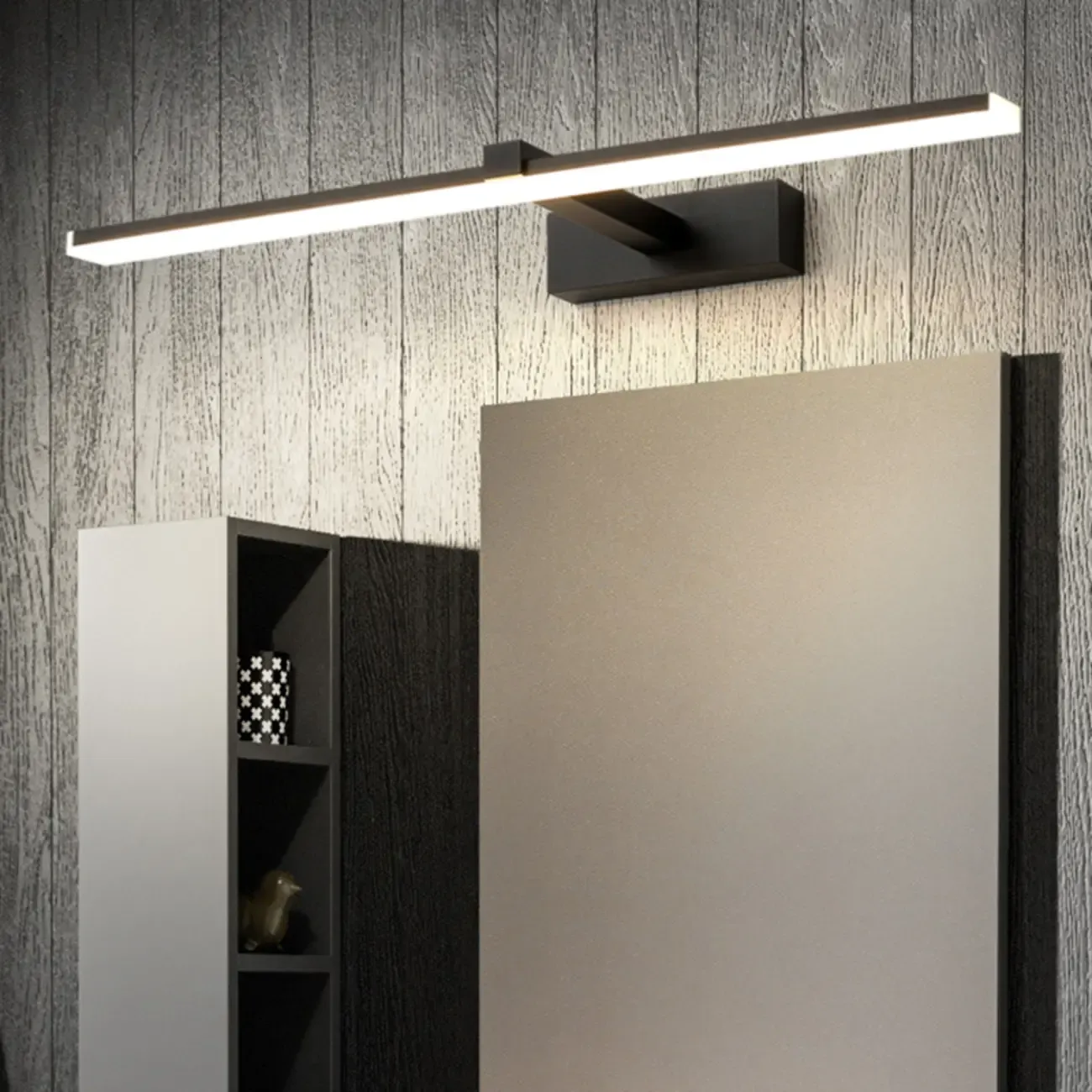 Stylish Modern Vanity Light with Integrated LED for Bathroom Image - 1