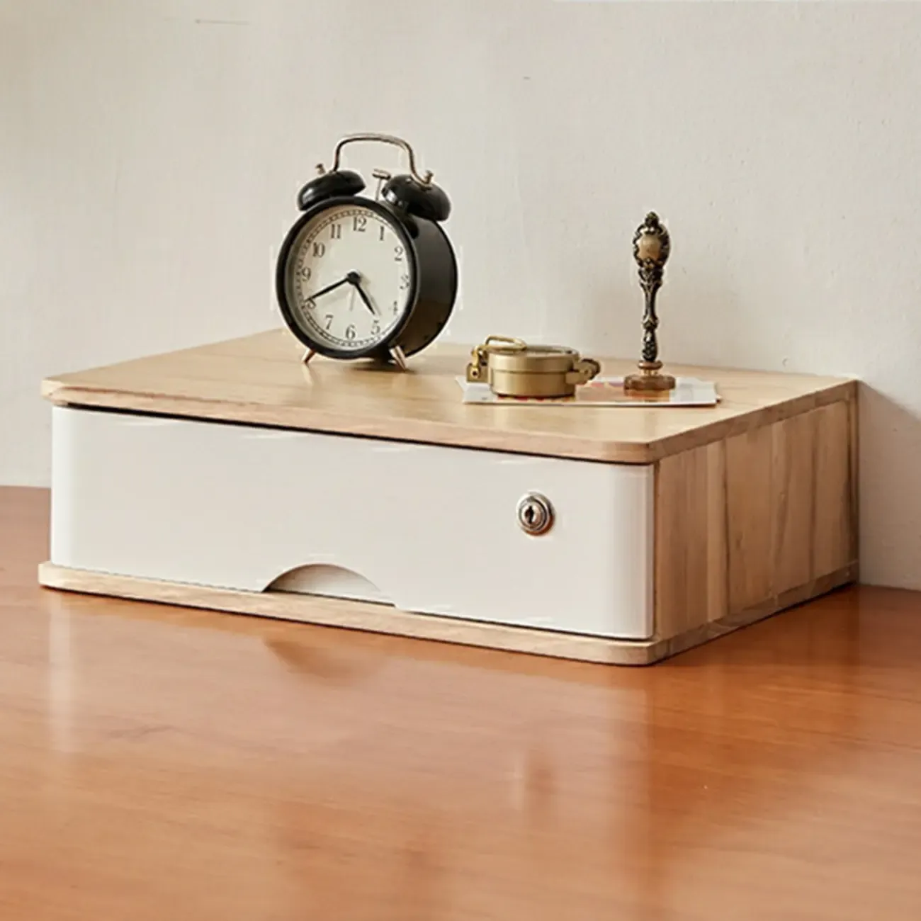 Modern Lateral/ Vertical Solid Wood Filing Cabinet Image - 9