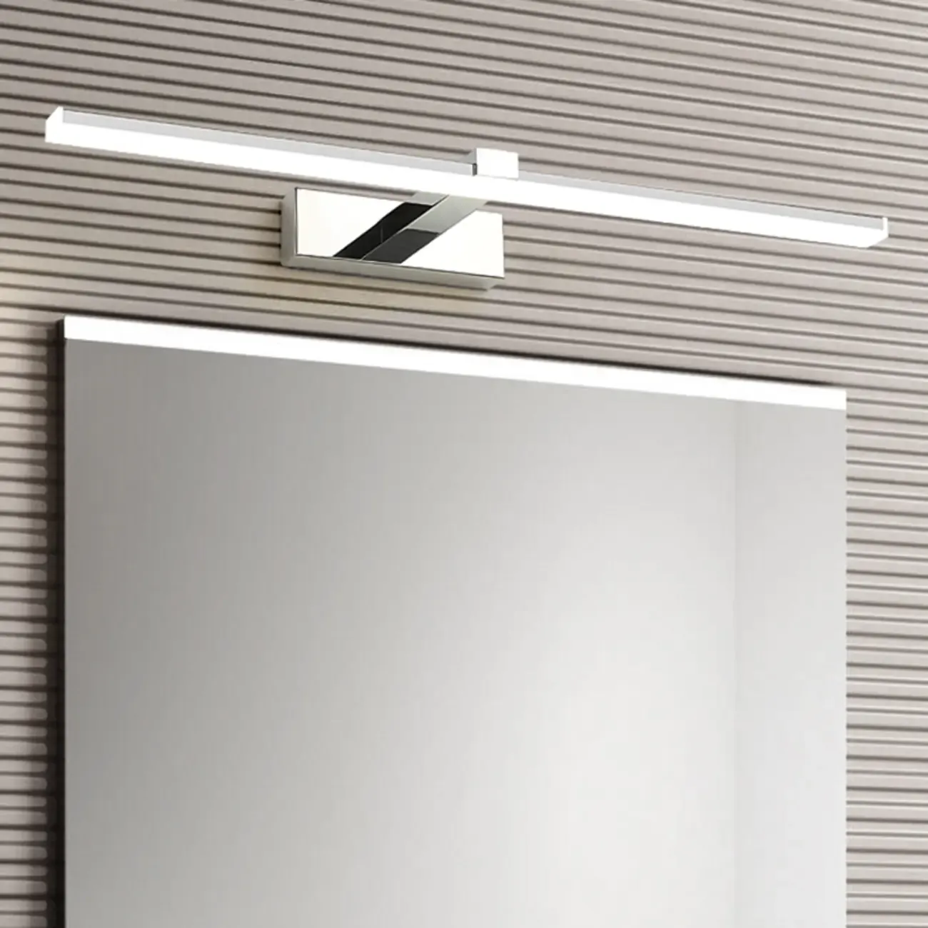 Stylish Modern Vanity Light with Integrated LED for Bathroom Image - 3