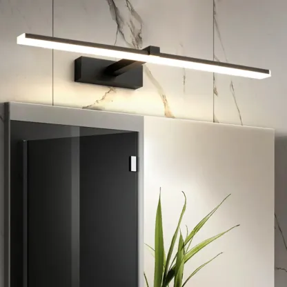 Stylish Modern Vanity Light with Integrated LED for Bathroom Image - 4