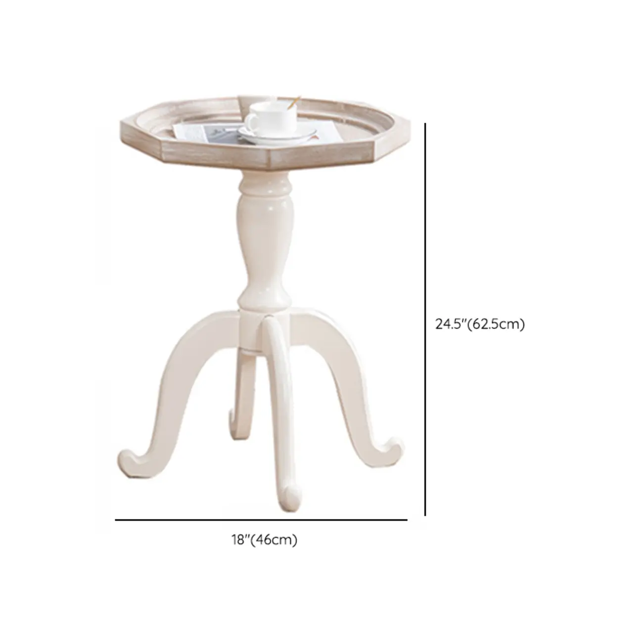 Modern Simple Small Coffee Table with Tray Top Image - 9 | homeyfad