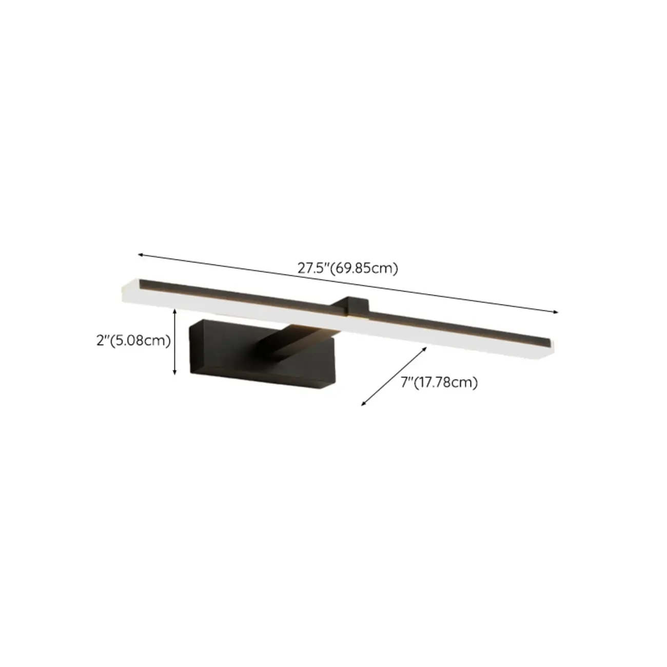 Stylish Modern Vanity Light with Integrated LED for Bathroom Image - 20