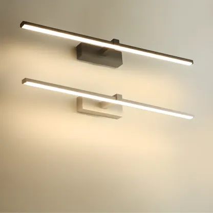 Contemporary Bathroom Wall-Mounted Vanity Lights with Shade Image - 1