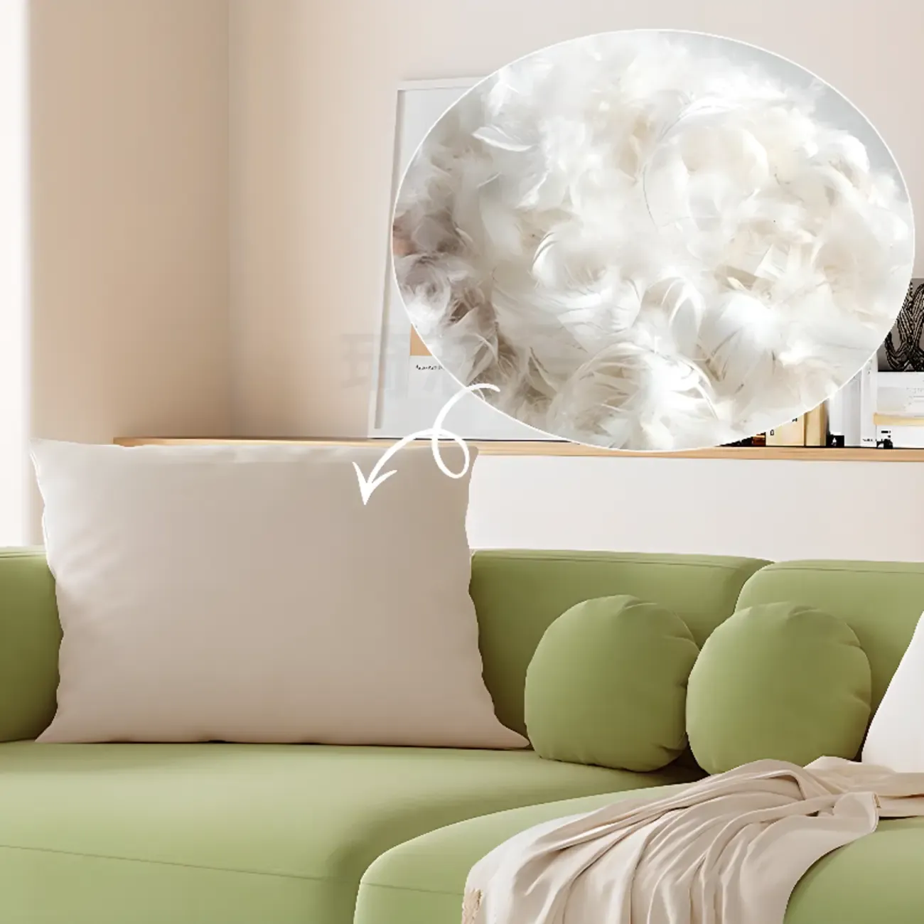 Italian Minimalist Casual Sofa Upholstered 3 Seater Sofa Image - 11