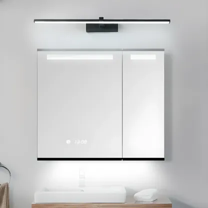 Contemporary Bathroom Wall-Mounted Vanity Lights with Shade Image - 8