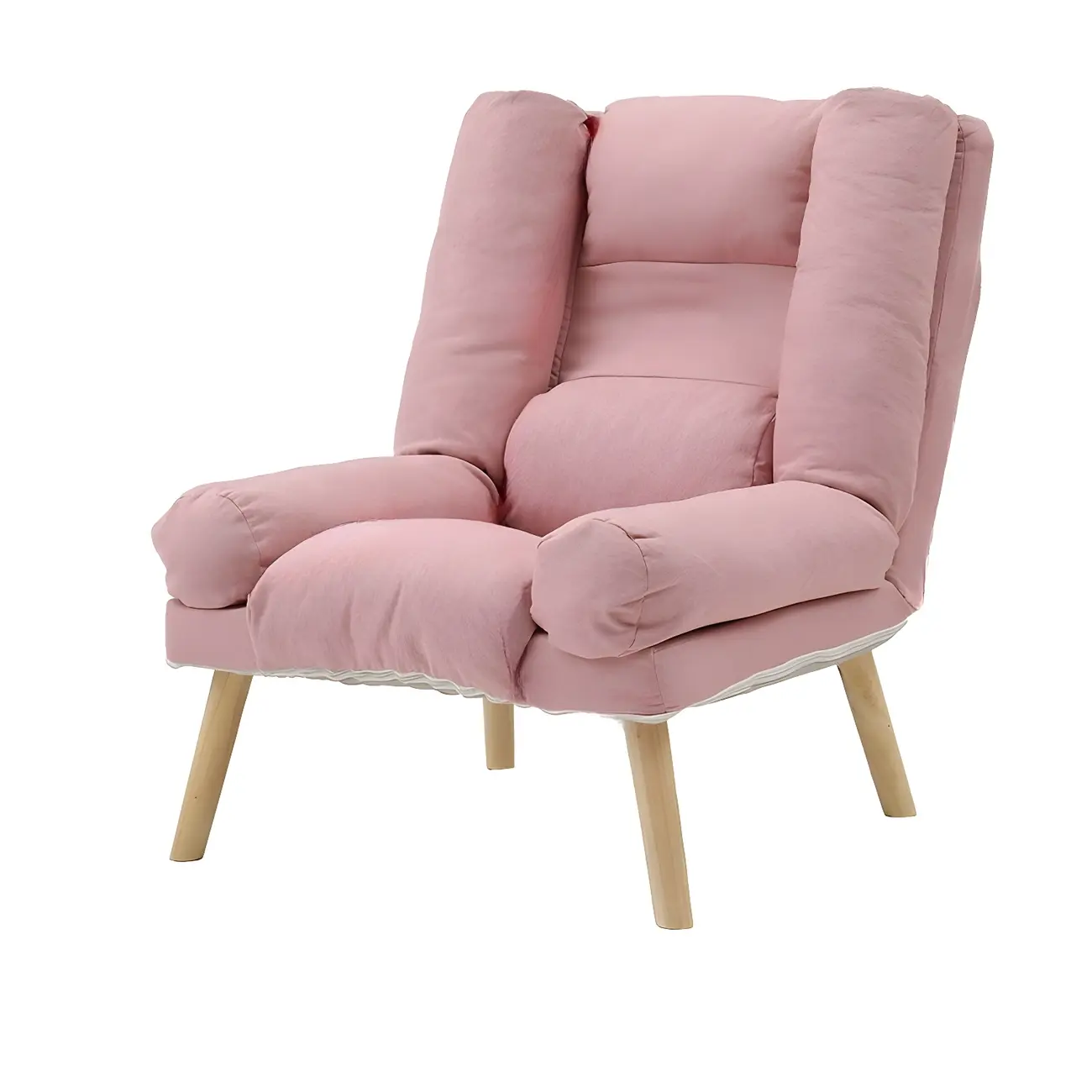 Modern Wood Frame Soft Fabric Recliner Sofa with Locking Back Angle Adjustment Image - 17 | homeyfad