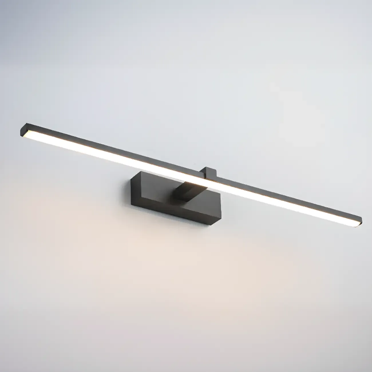Contemporary Bathroom Wall-Mounted Vanity Lights with Shade Image - 12