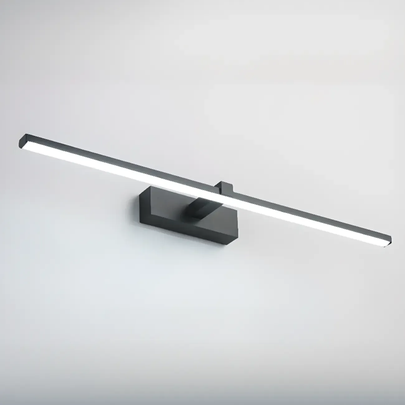 Contemporary Bathroom Wall-Mounted Vanity Lights with Shade Image - 14