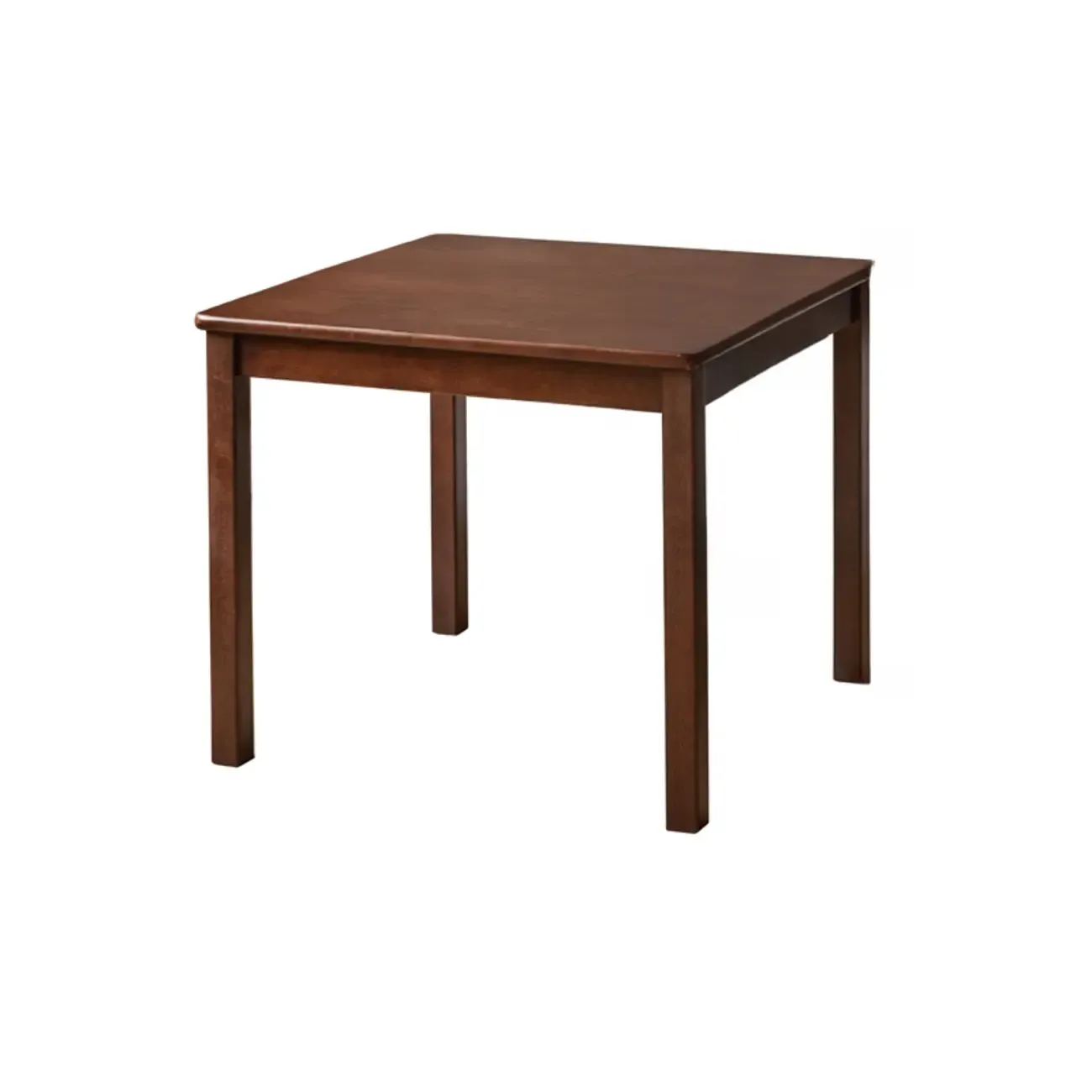 Retro Wooden Brown Side Table with Drawer for Bedroom Image - 5