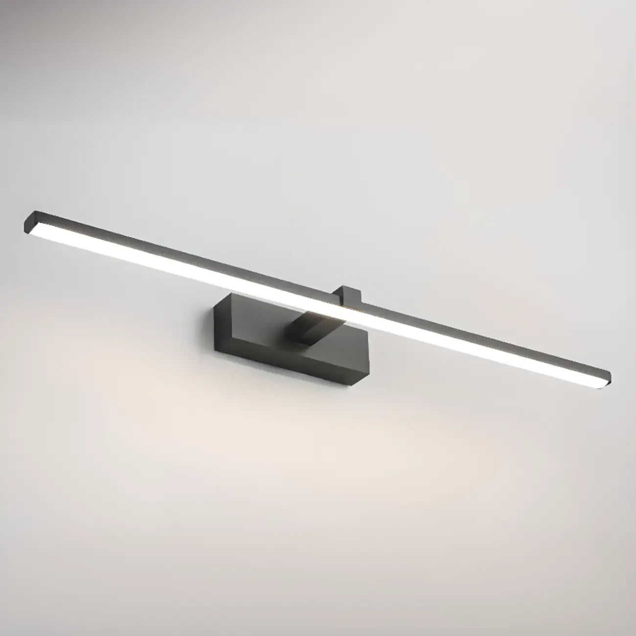 Contemporary Bathroom Wall-Mounted Vanity Lights with Shade Image - 16