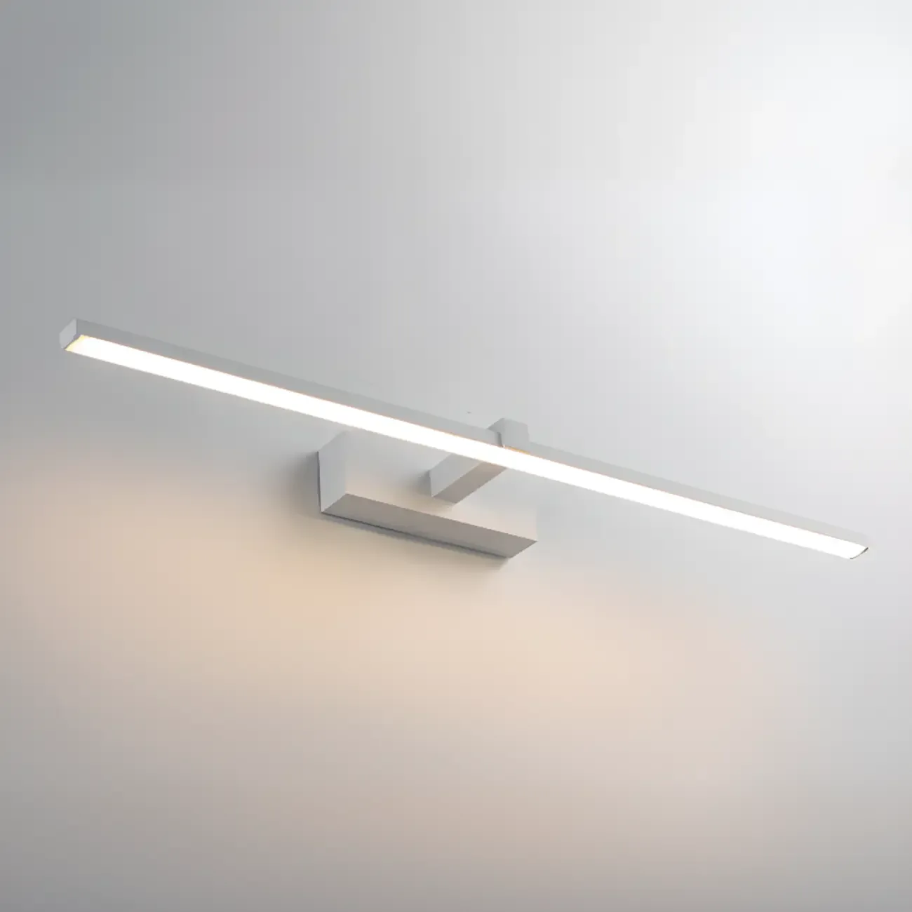 Contemporary Bathroom Wall-Mounted Vanity Lights with Shade Image - 18