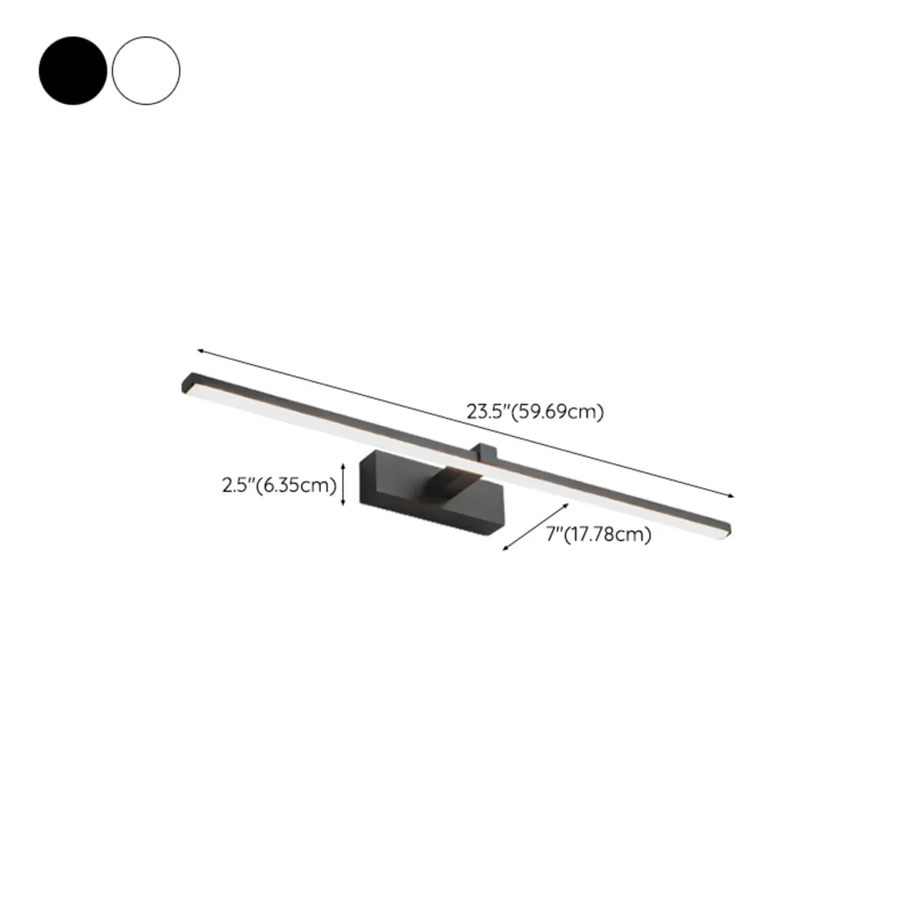 Contemporary Bathroom Wall-Mounted Vanity Lights with Shade Image - 26